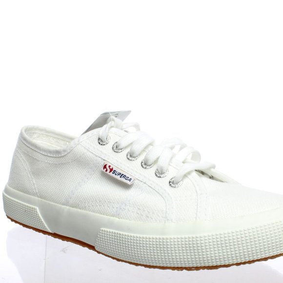 Superga Shoes - Superga Unisex White Canvas Sneakers